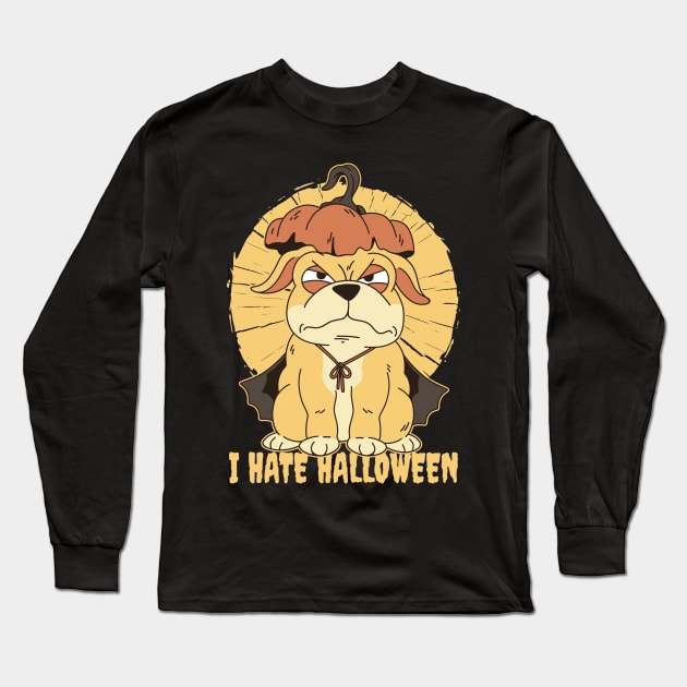 Dog Halloween gift Long Sleeve T-Shirt by Shadowbyte91